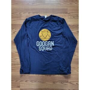 Googan Squad Long Sleeve Shirt Mens XL Fishing Hooks Blue Outdoors